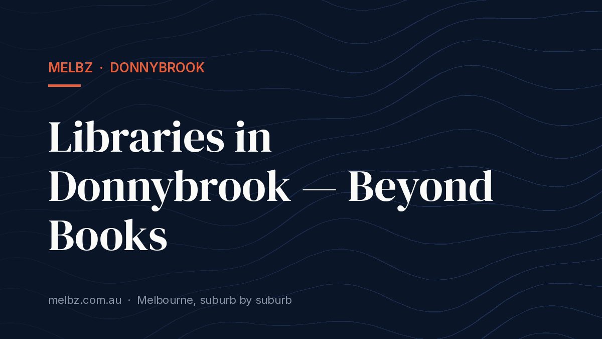 Title card: Libraries in Donnybrook — Beyond Books