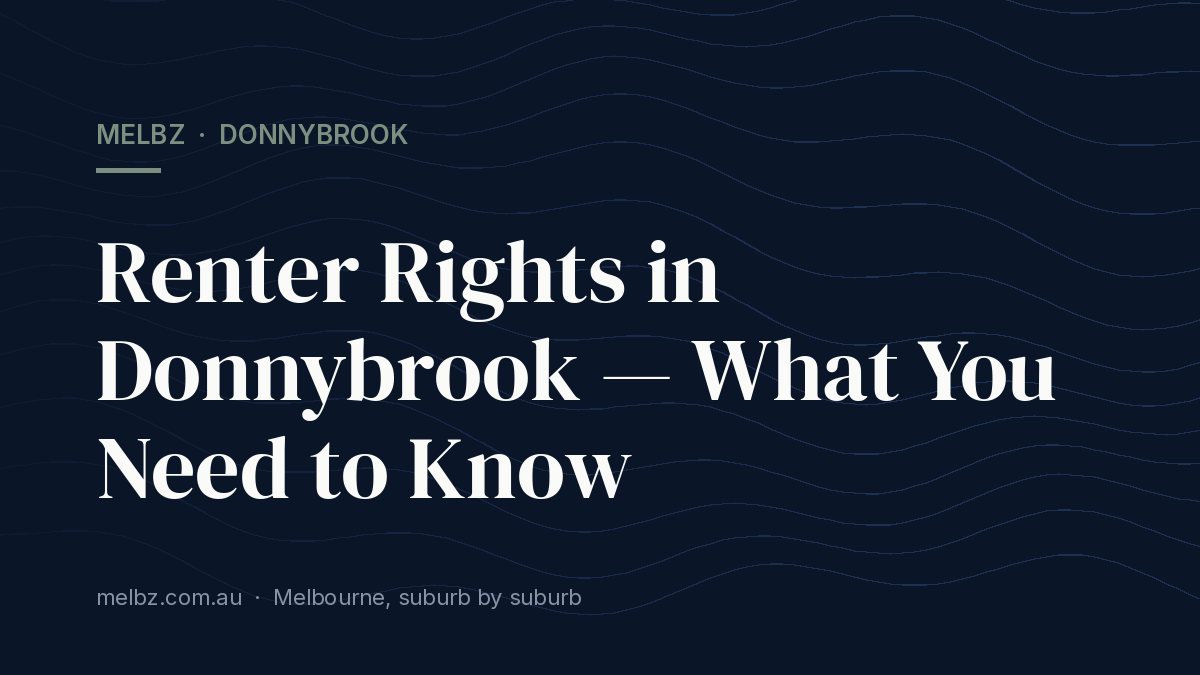 Title card: Renter Rights in Donnybrook — What You Need to Know