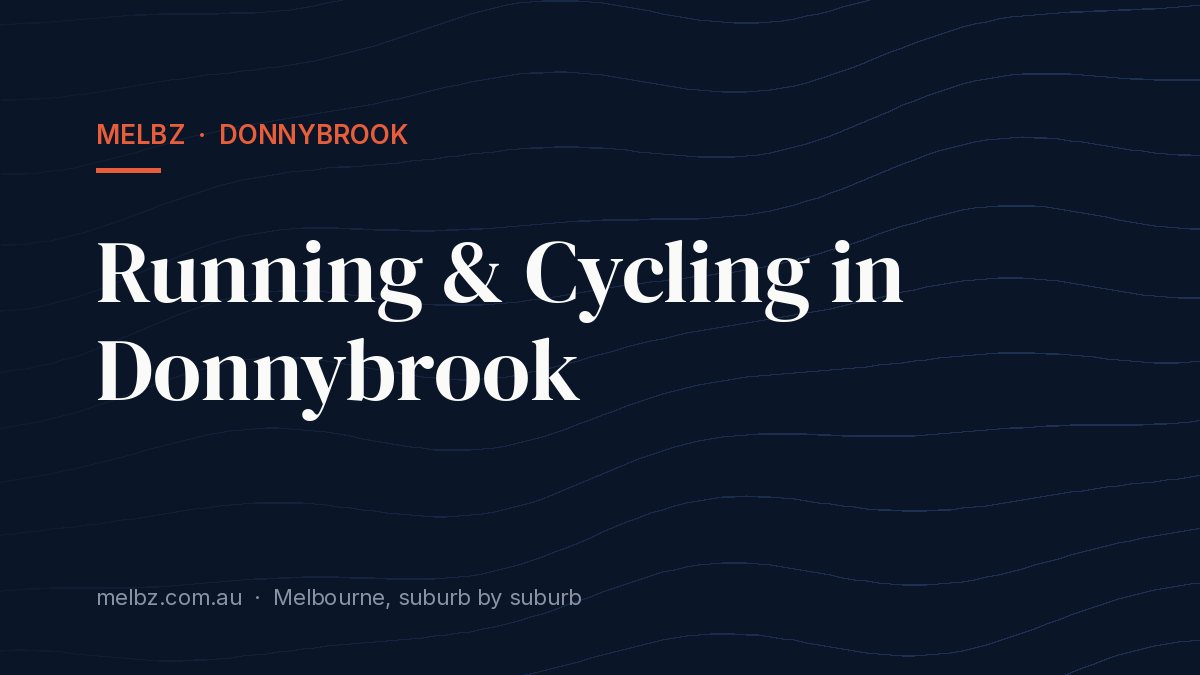 Title card: Running & Cycling in Donnybrook