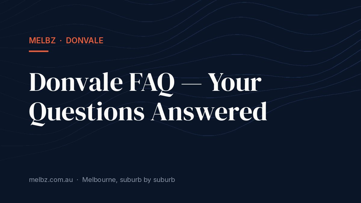 Title card: Donvale FAQ — Your Questions Answered