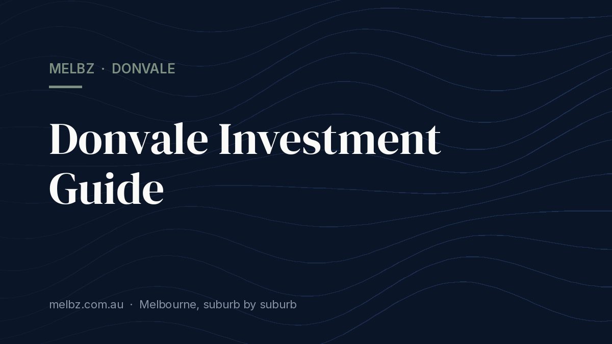 Title card: Donvale Investment Guide