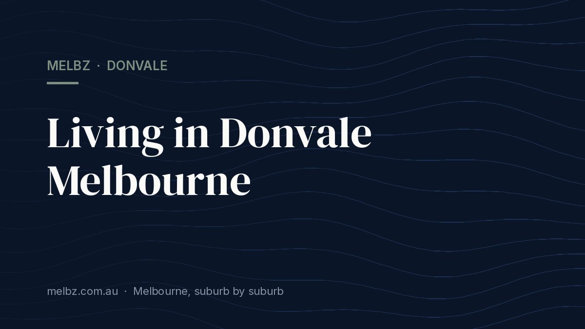 Title card: Living in Donvale Melbourne