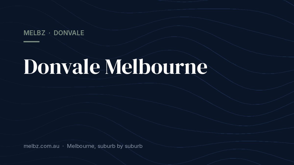 Title card: Donvale Melbourne