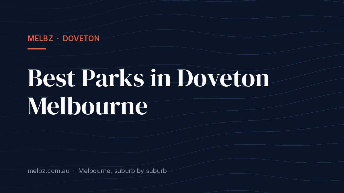 Title card: Best Parks in Doveton Melbourne