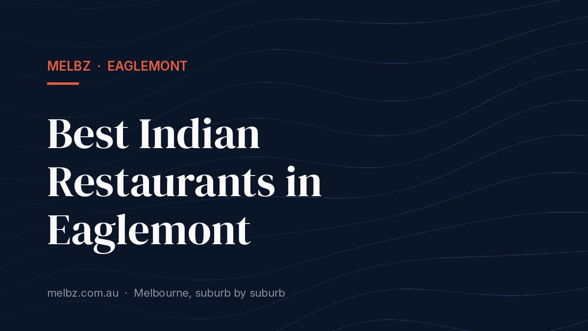Title card: Best Indian Restaurants in Eaglemont