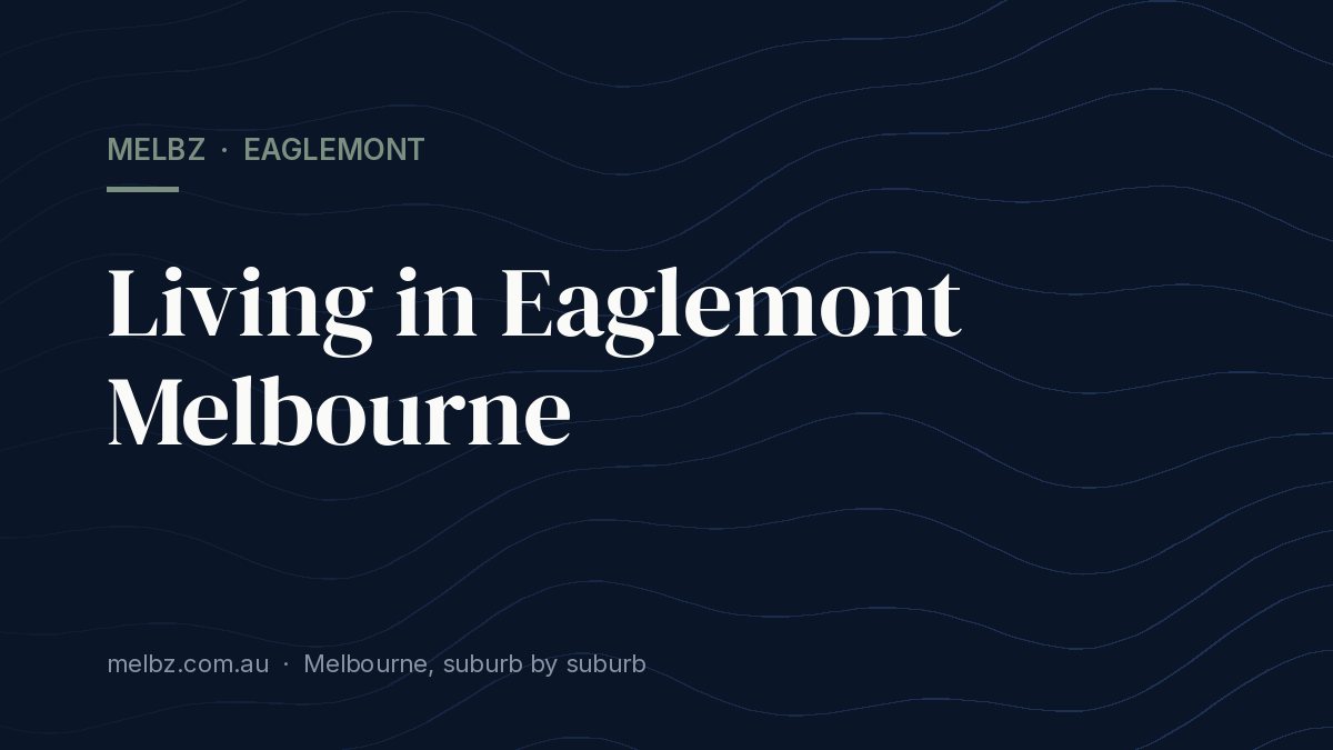 Title card: Living in Eaglemont Melbourne