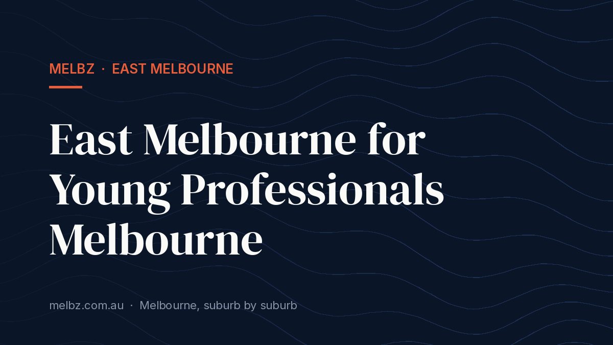 Title card: East Melbourne for Young Professionals Melbourne