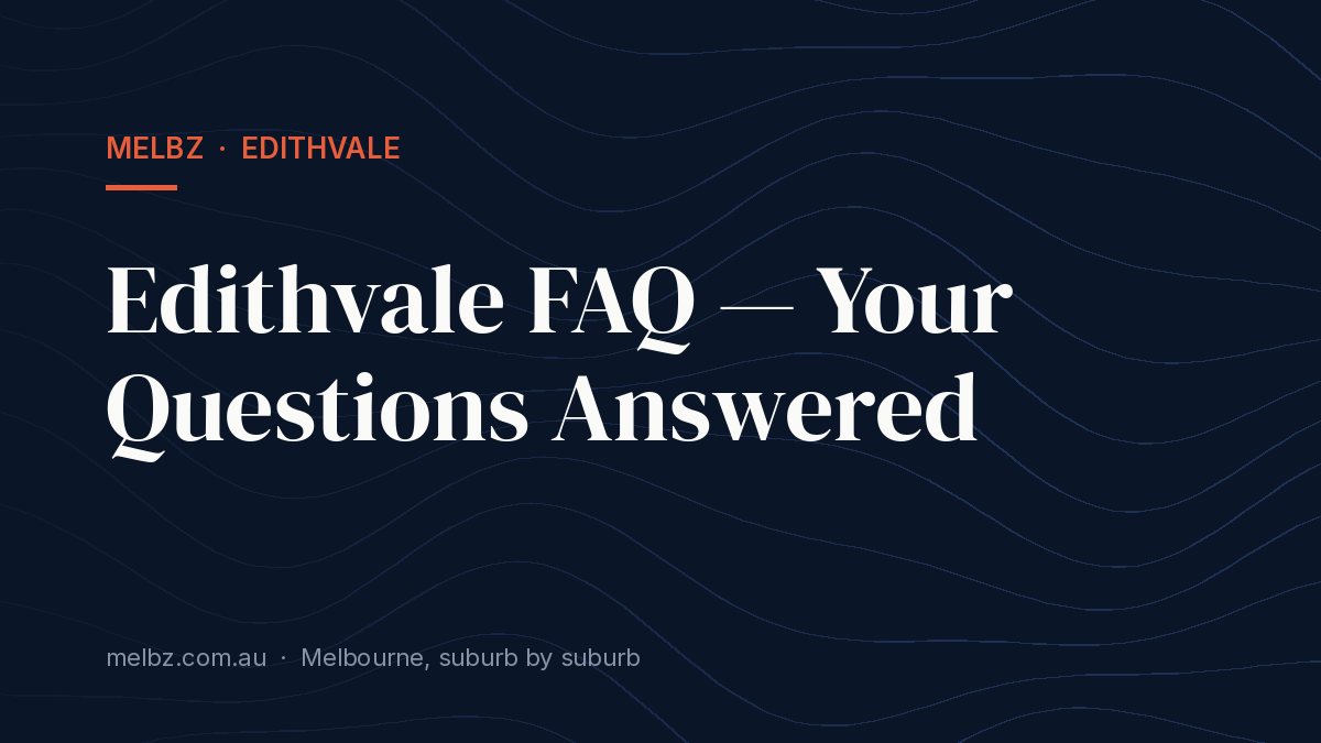 Title card: Edithvale FAQ — Your Questions Answered