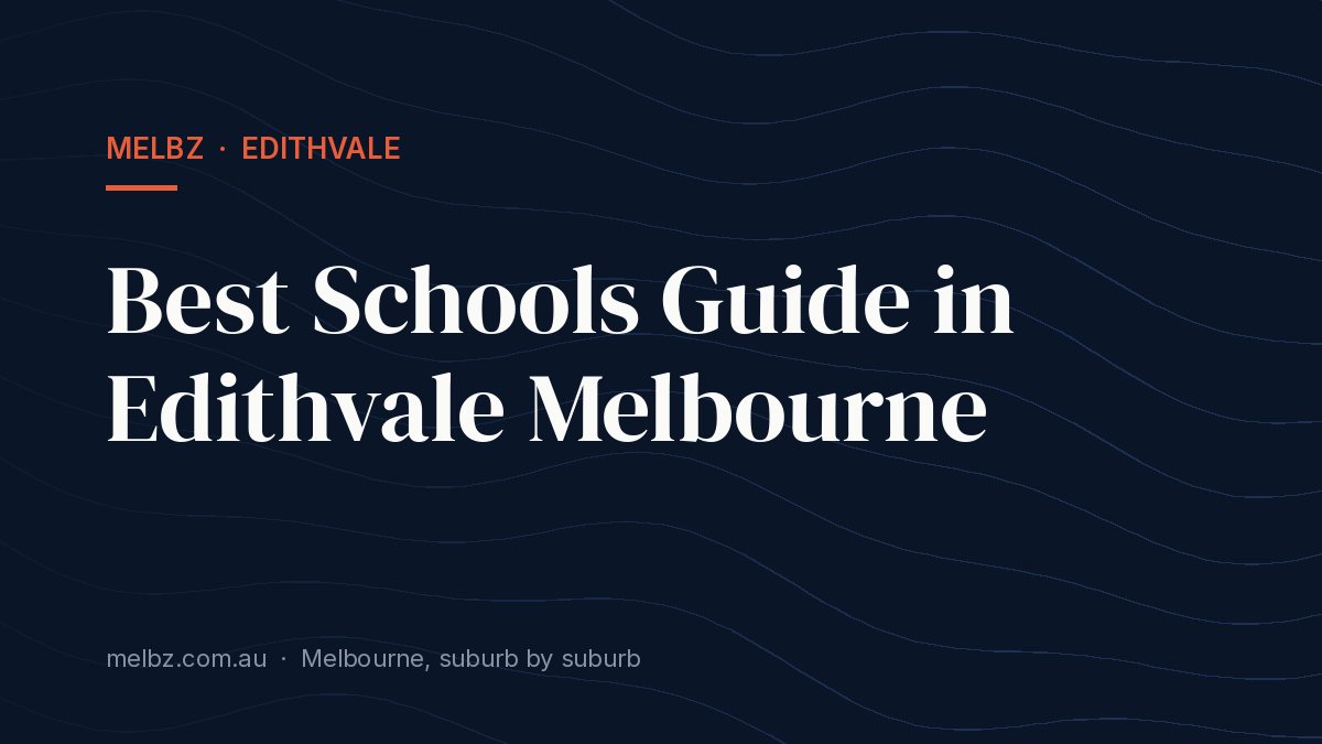 Title card: Best Schools Guide in Edithvale Melbourne