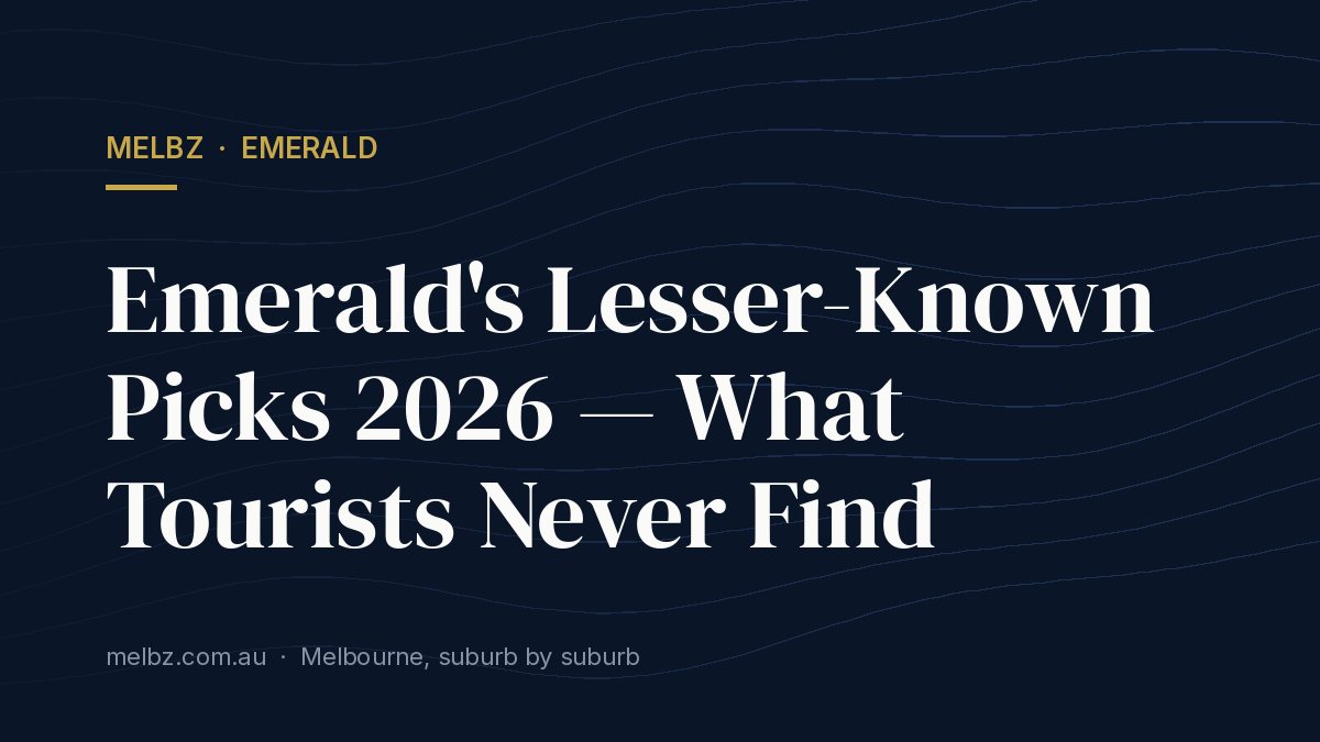 Title card: Emerald's Lesser-Known Picks 2026 — What Tourists Never Find