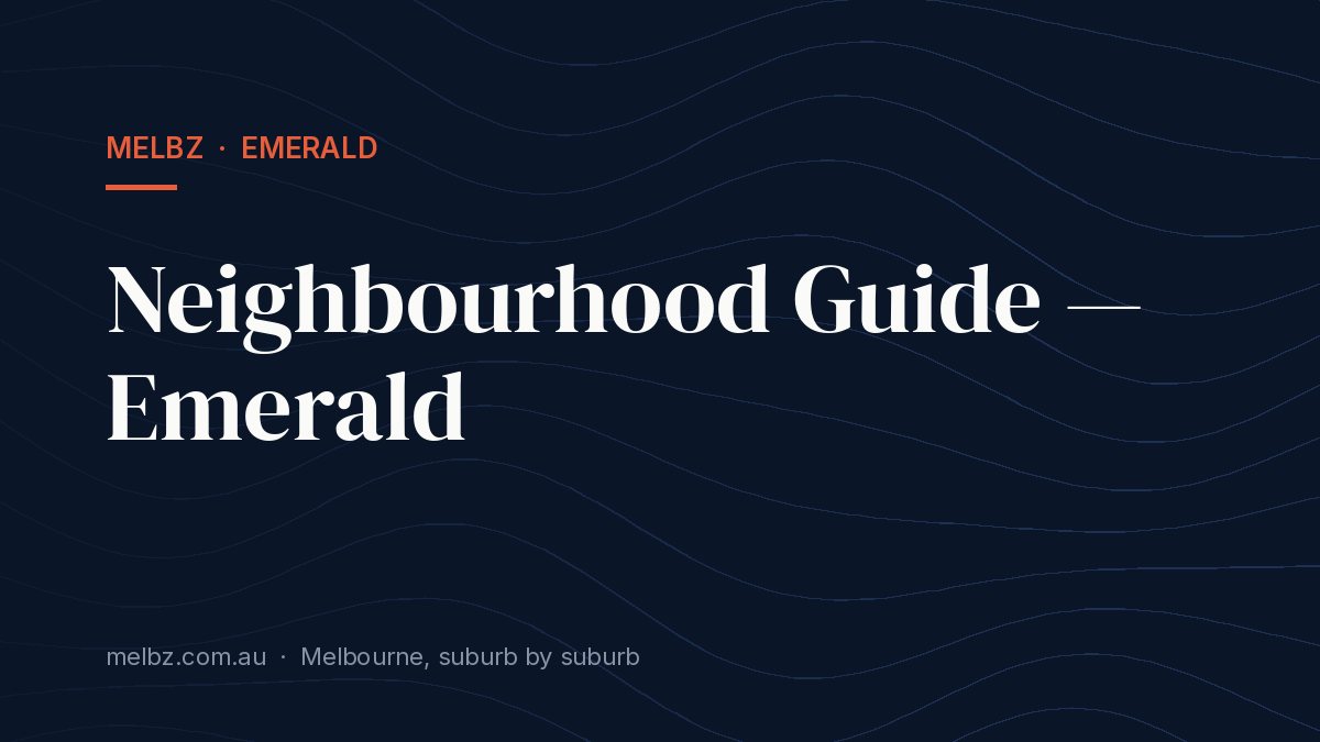 Title card: Neighbourhood Guide — Emerald