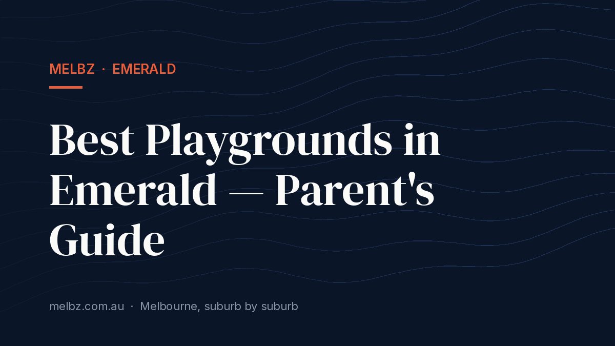 Title card: Best Playgrounds in Emerald — Parent's Guide