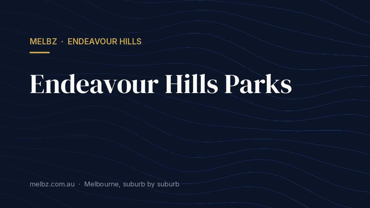 Title card: Endeavour Hills Parks