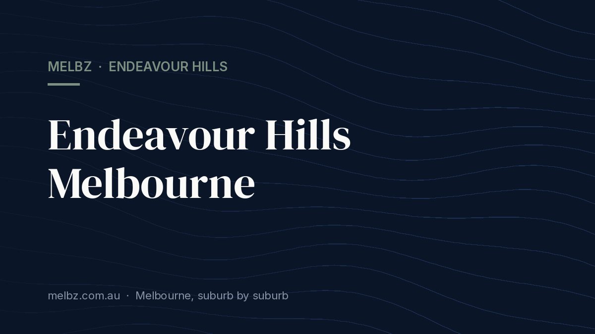 Title card: Endeavour Hills Melbourne