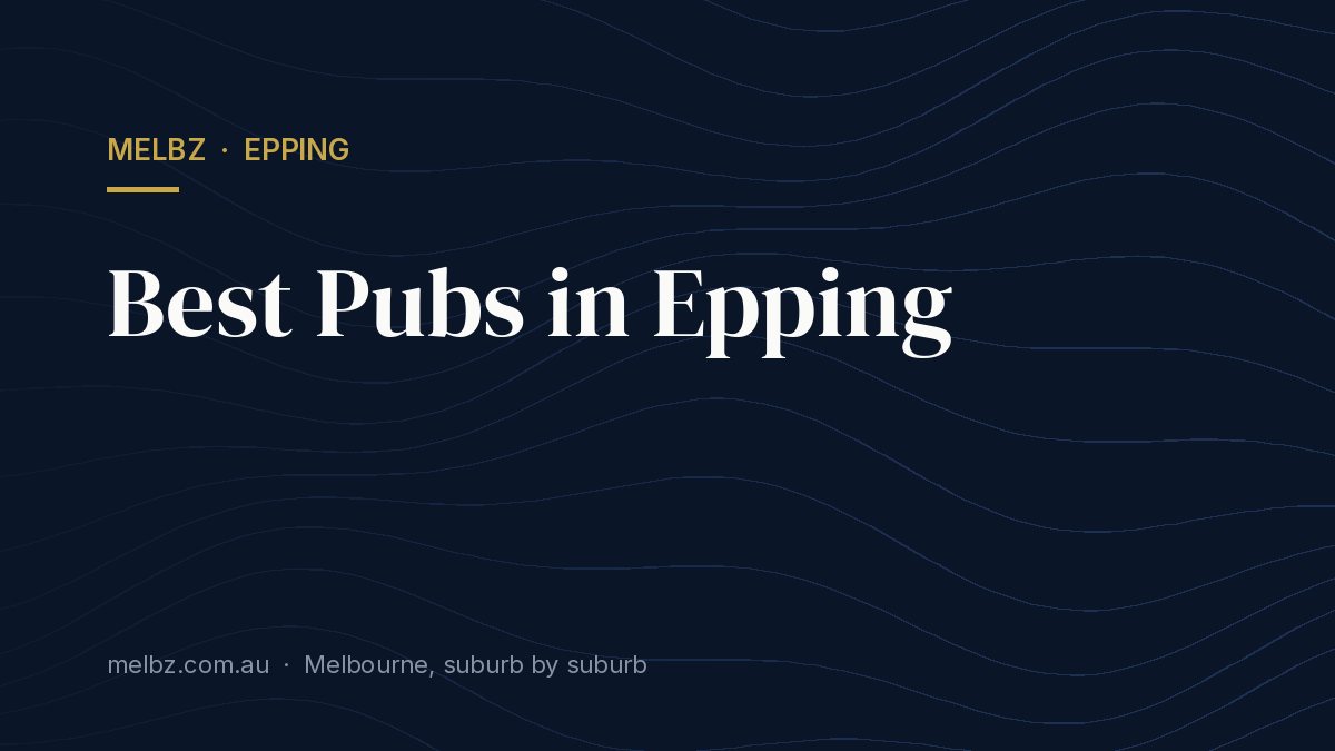 Title card: Best Pubs in Epping
