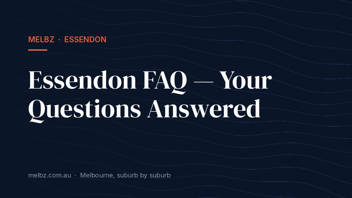 Title card: Essendon FAQ — Your Questions Answered