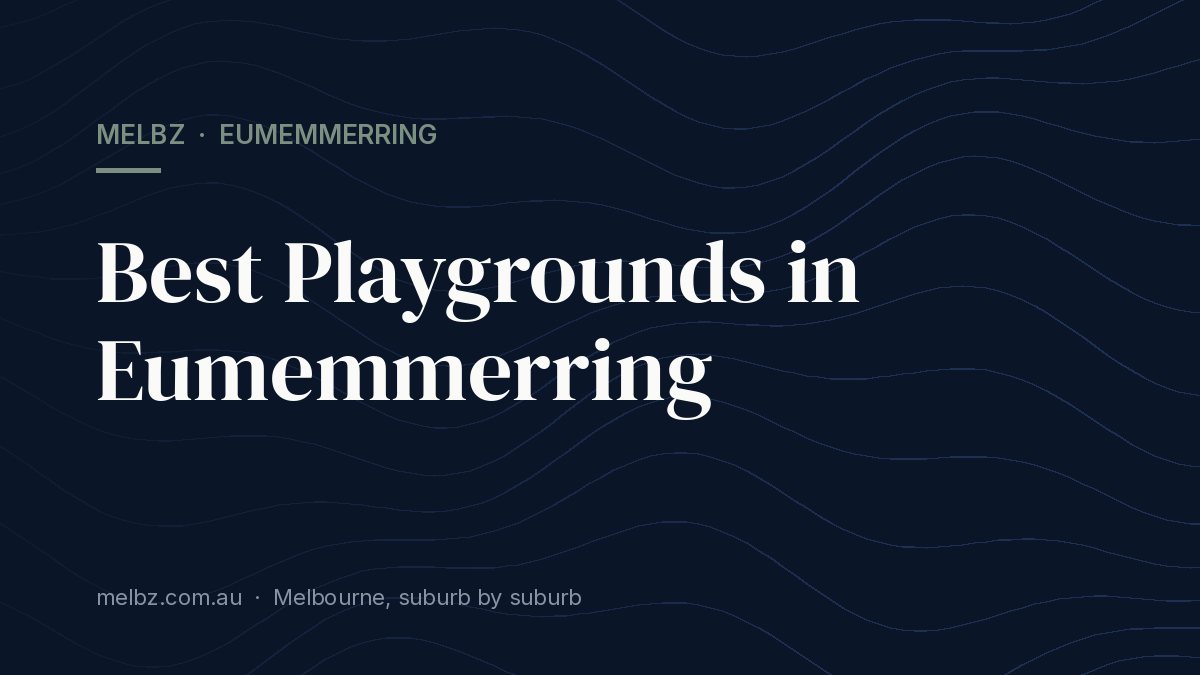 Title card: Best Playgrounds in Eumemmerring