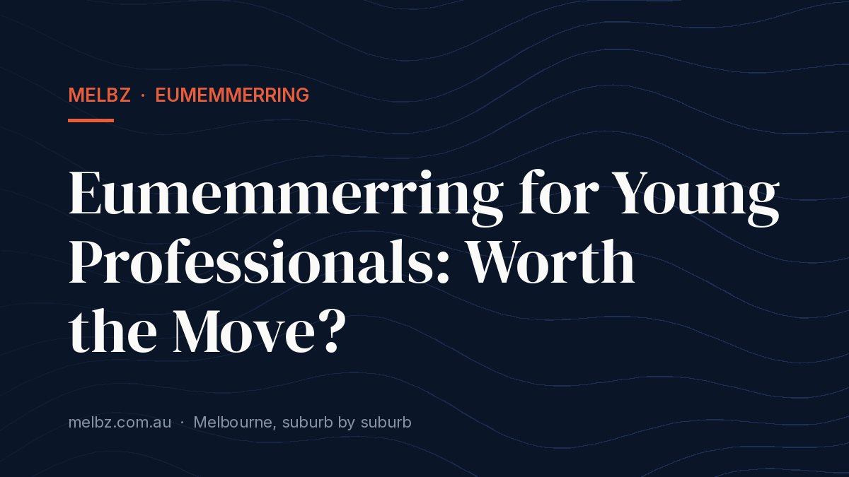 Title card: Eumemmerring for Young Professionals: Worth the Move?