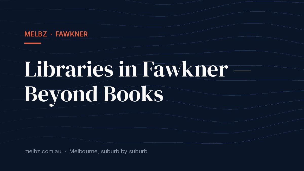 Title card: Libraries in Fawkner — Beyond Books