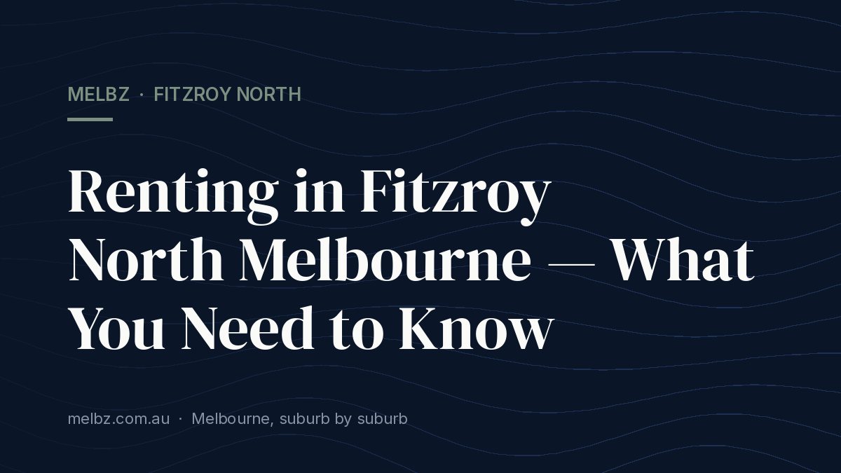 Title card: Renting in Fitzroy North Melbourne — What You Need to Know