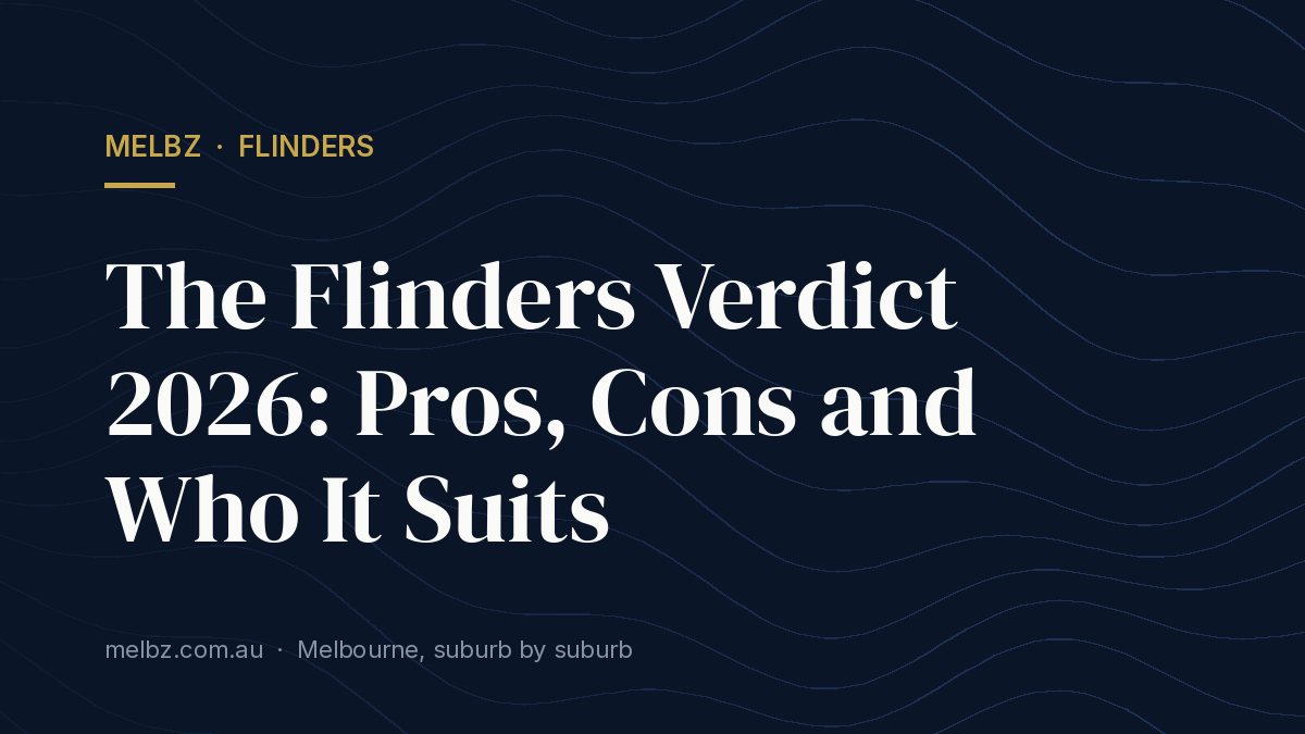 Title card: The Flinders Verdict 2026: Pros, Cons and Who It Suits