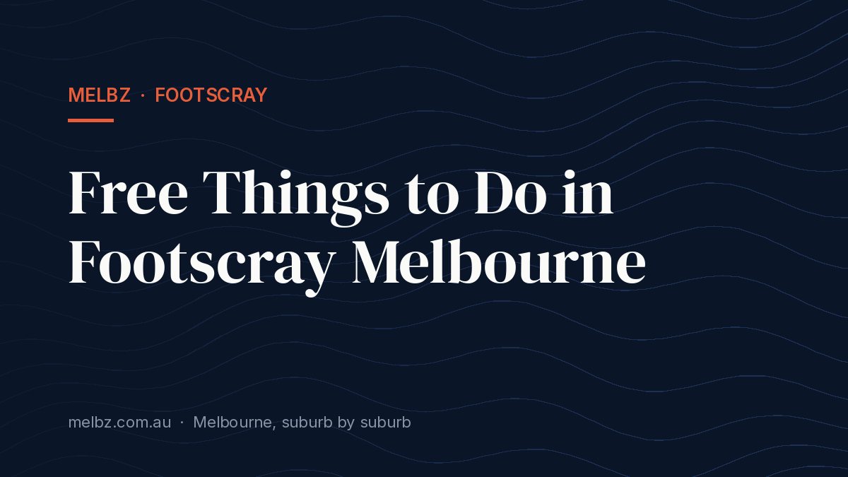Title card: Free Things to Do in Footscray Melbourne