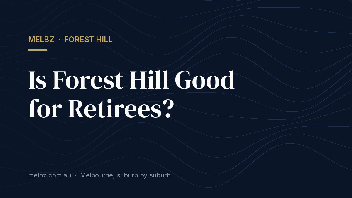 Title card: Is Forest Hill Good for Retirees?