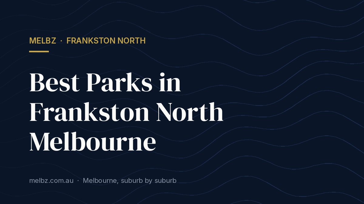 Title card: Best Parks in Frankston North Melbourne