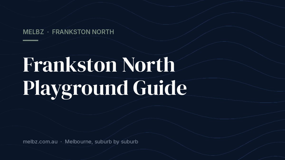 Title card: Frankston North Playground Guide