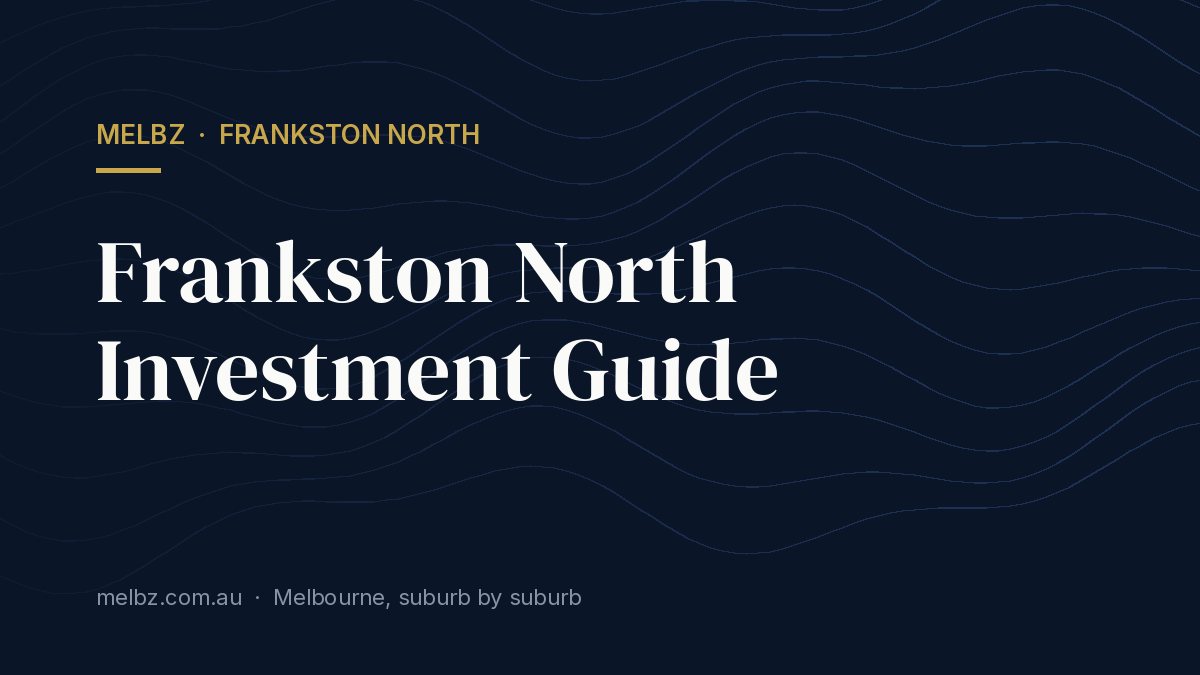 Title card: Frankston North Investment Guide
