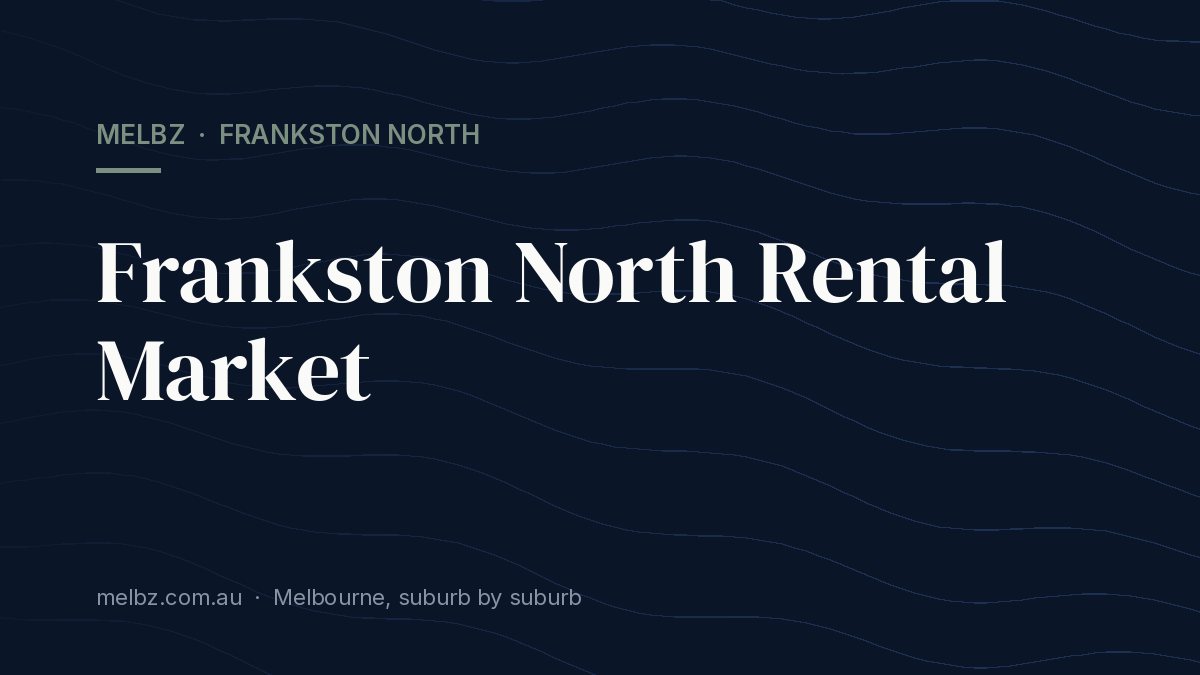 Title card: Frankston North Rental Market