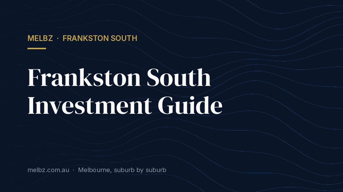 Title card: Frankston South Investment Guide