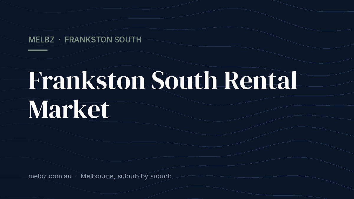 Title card: Frankston South Rental Market