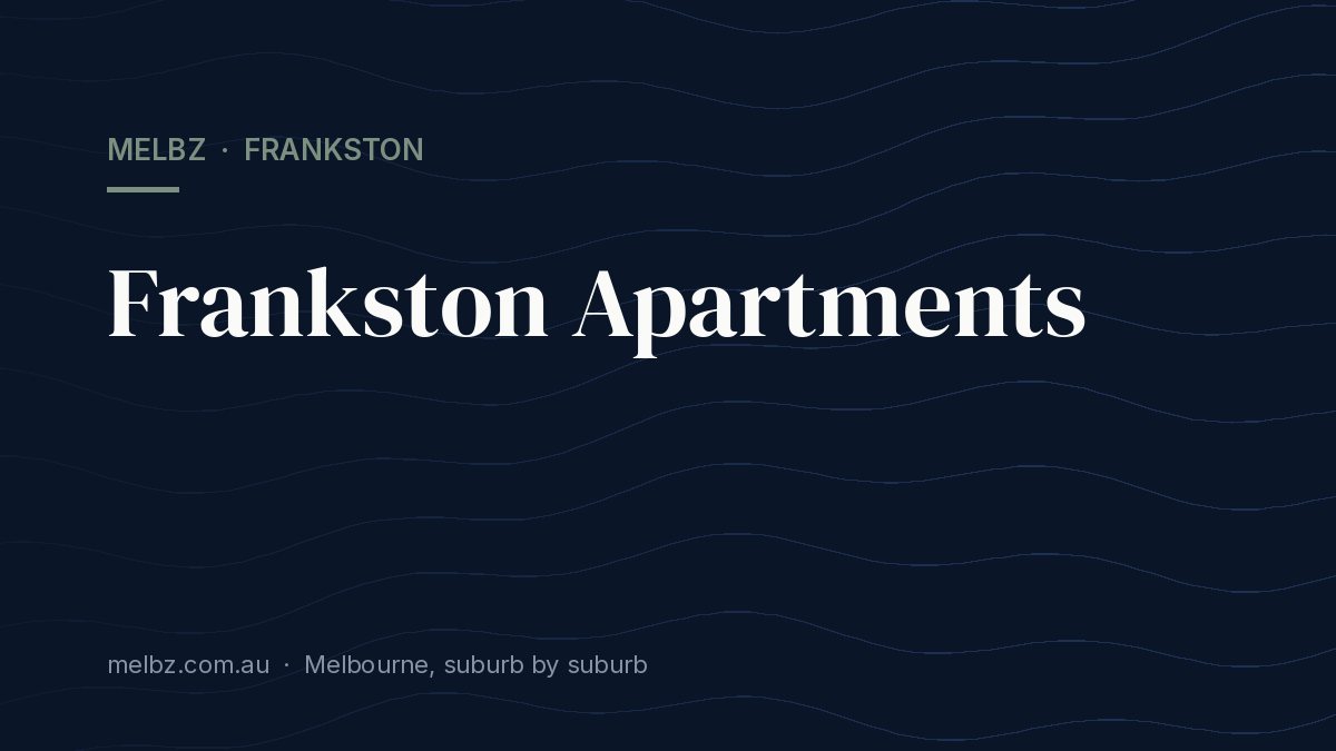 Title card: Frankston Apartments