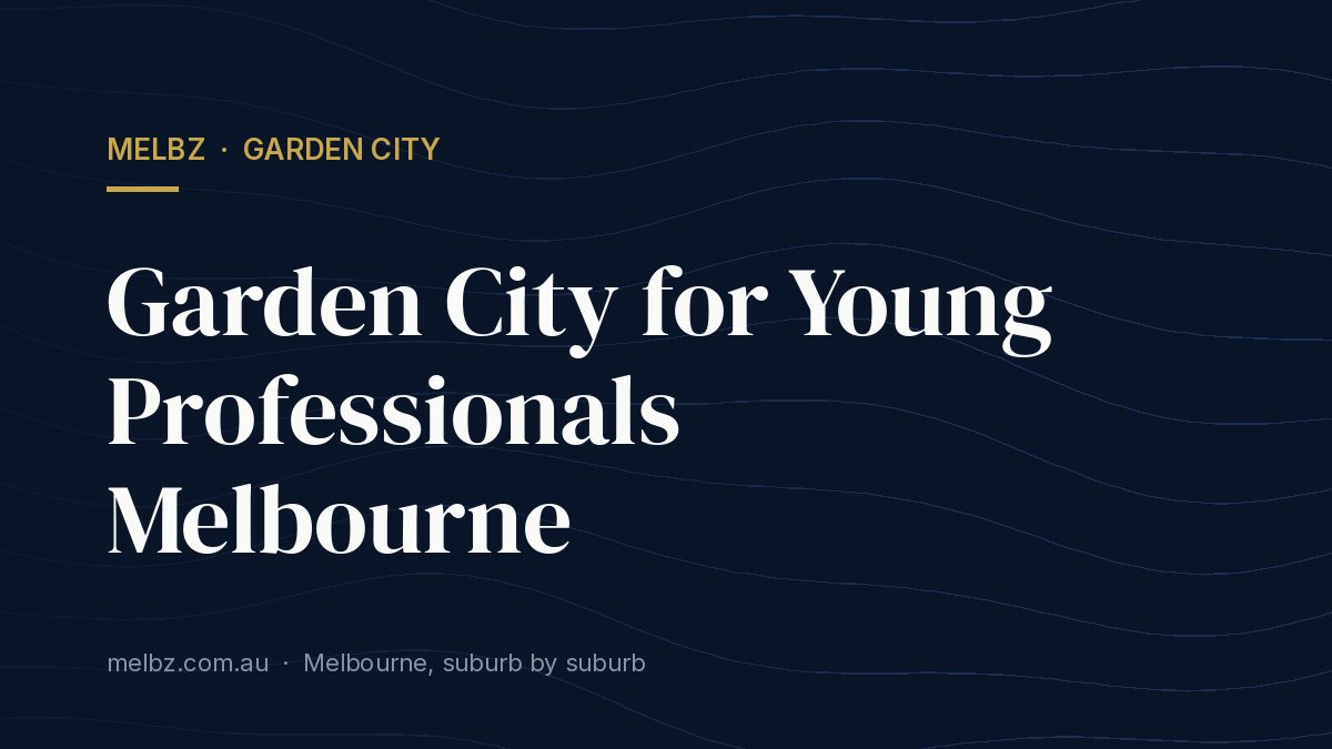 Title card: Garden City for Young Professionals Melbourne