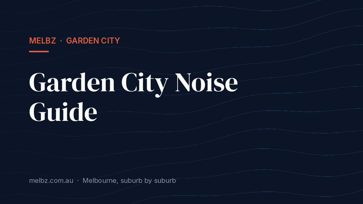Title card: Garden City Noise Guide