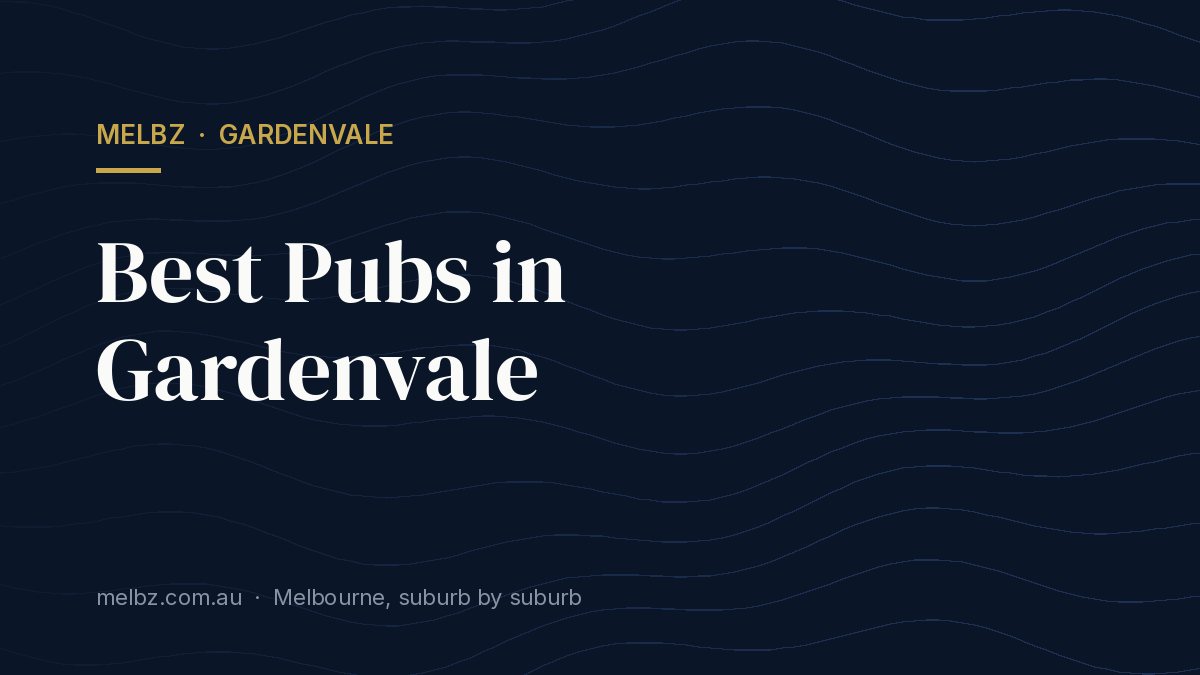 Title card: Best Pubs in Gardenvale
