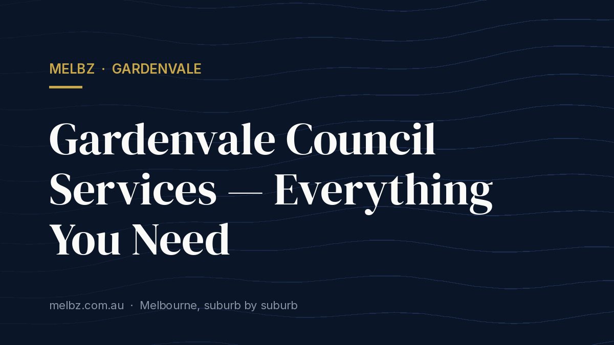 Title card: Gardenvale Council Services — Everything You Need