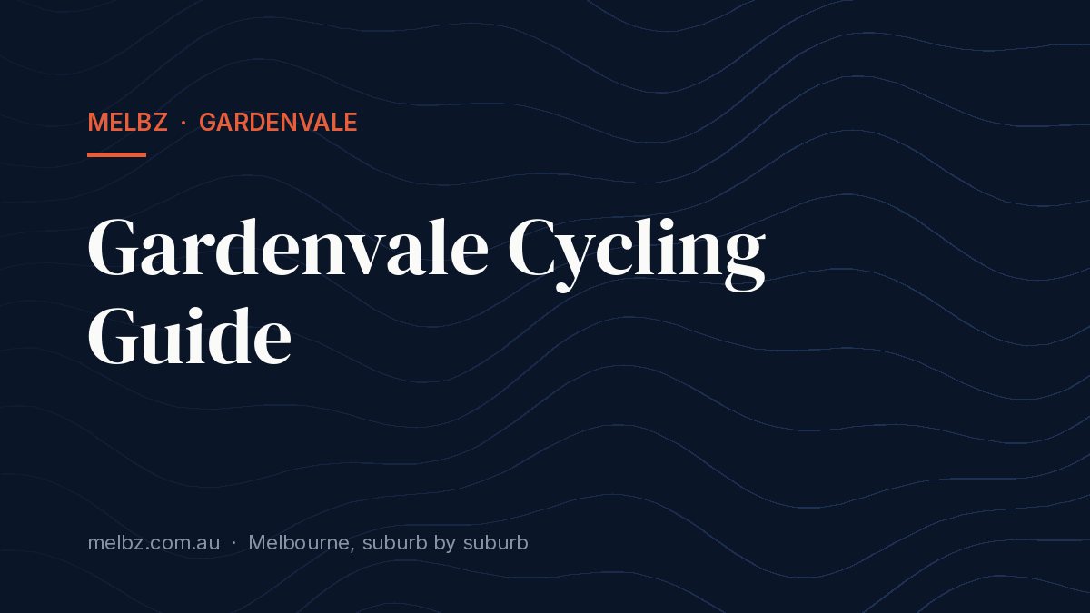 Title card: Gardenvale Cycling Guide