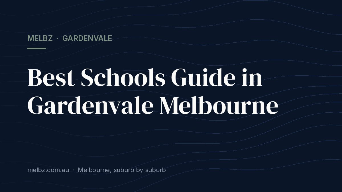 Title card: Best Schools Guide in Gardenvale Melbourne