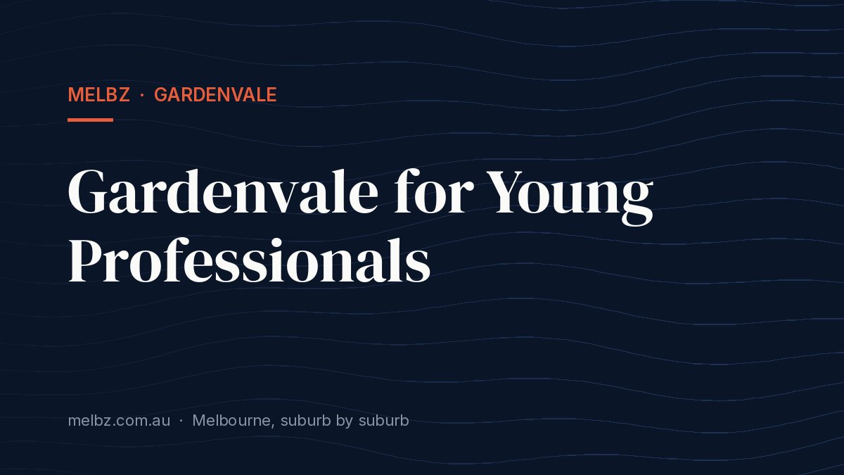 Title card: Gardenvale for Young Professionals