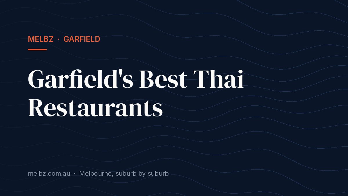 Title card: Garfield's Best Thai Restaurants