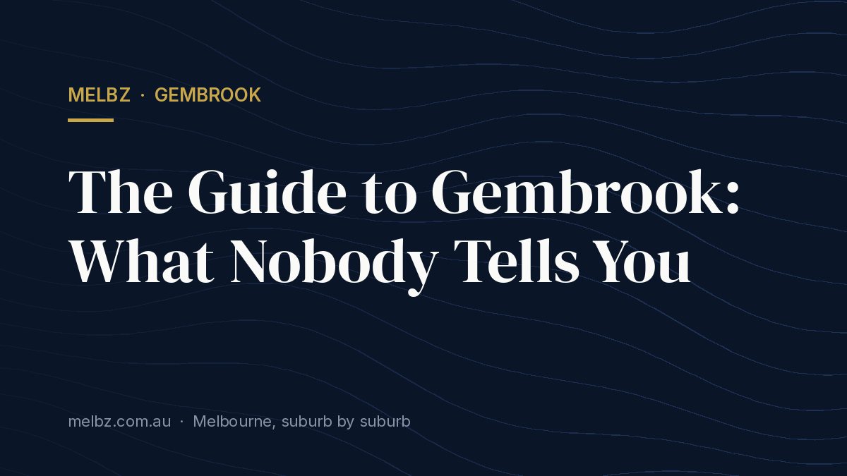 Title card: The Guide to Gembrook: What Nobody Tells You