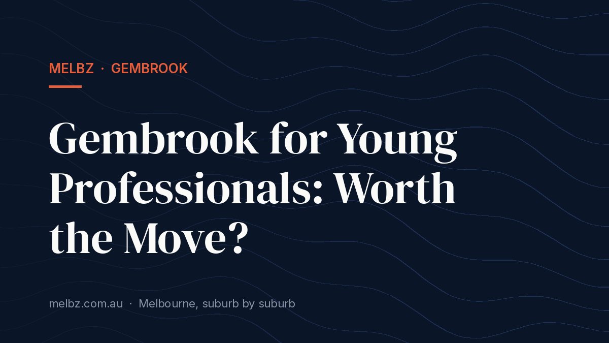 Title card: Gembrook for Young Professionals: Worth the Move?