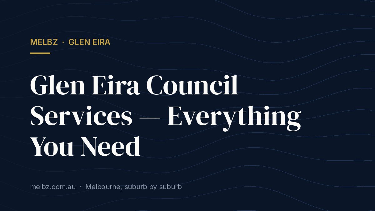 Title card: Glen Eira Council Services — Everything You Need