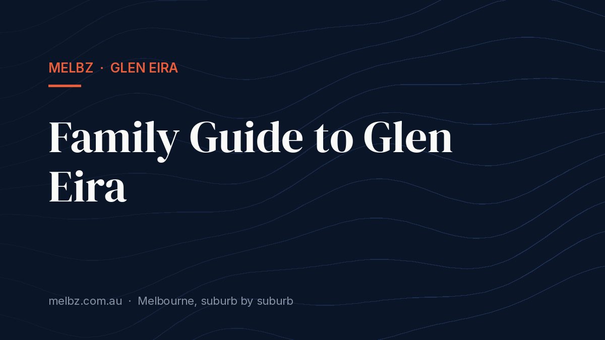 Title card: Family Guide to Glen Eira