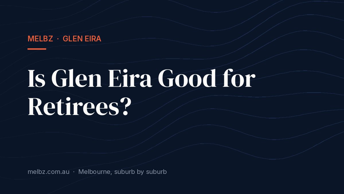 Title card: Is Glen Eira Good for Retirees?