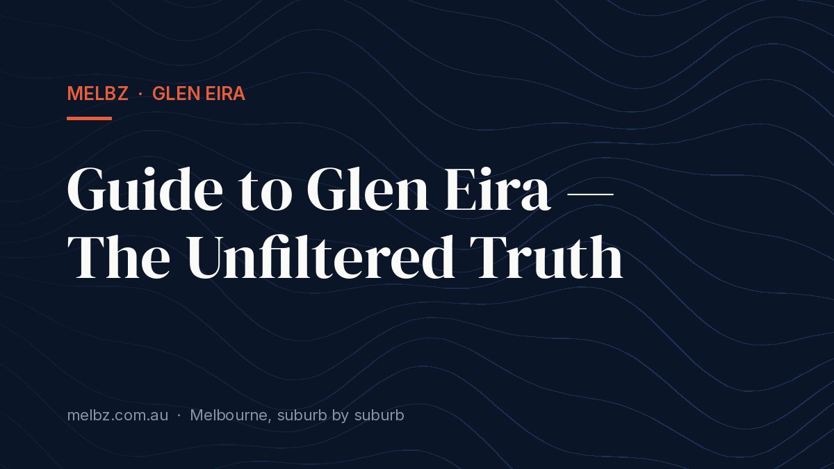 Title card: Guide to Glen Eira — The Unfiltered Truth