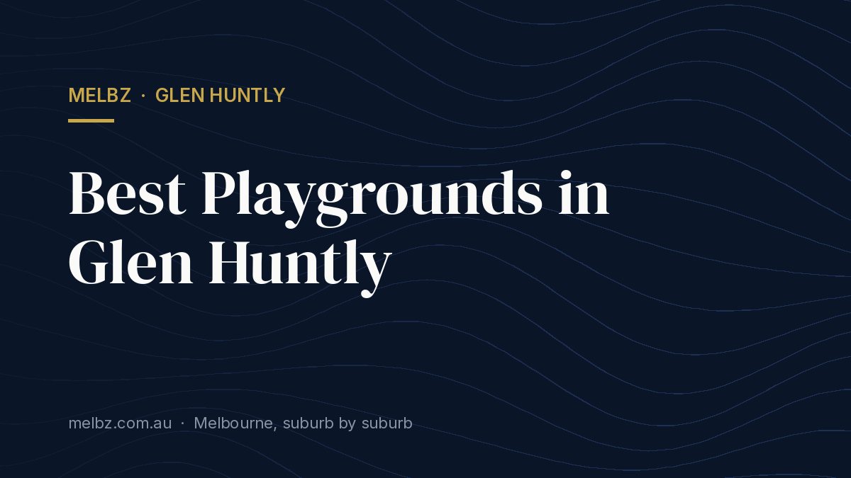 Title card: Best Playgrounds in Glen Huntly