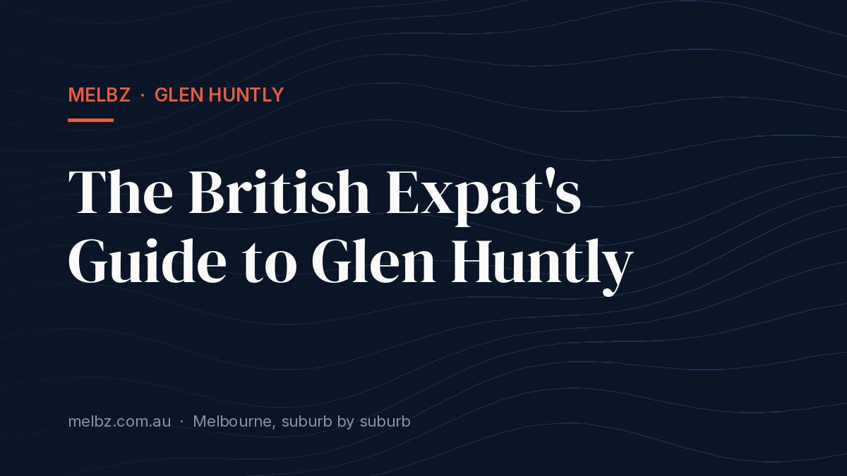 Title card: The British Expat's Guide to Glen Huntly